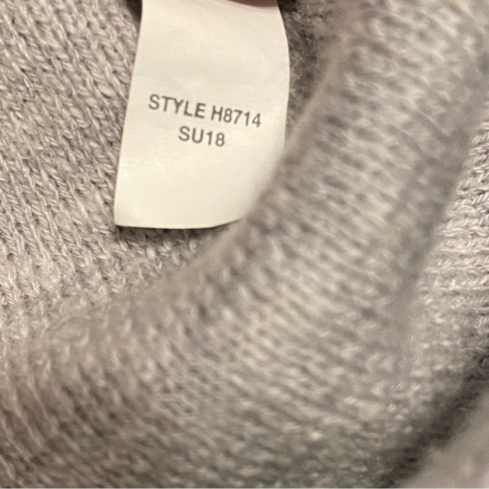 Madewell Fitted Gray Vertical Ruffle Sweater Tank, Size XXS - Picture 7 of 10